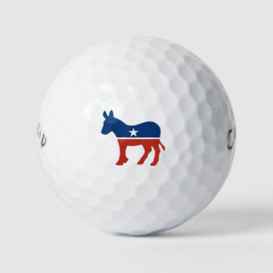 Roter, Weißer, Blauer Esel Midterm-Wahlzeit Golfball