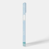 Roter weißer Leuchtturm Sandstrand Aquarell Case-Mate iPhone Hülle (Rückseite / Rechts)