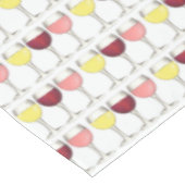 Roter Weißer Rosé Weinkeller Weinkultur und Erde Tischdecke (Schrägansicht)