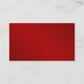 Roter Weißer Schneeflocken Winter Hochzeiten Platz Platzkarte (Rückseite)