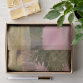 Roter Weißer Stall Rosa Himmel Seidenpapier (Geschenk)