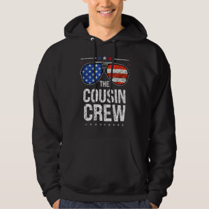 Roter Weißer Und Blauer Cousin Crew 4. Juli Unabhä Hoodie
