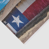 Roter, weißer und blauer Stall - mit Sternen! Seidenpapier (Ausschnitt)