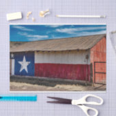 Roter, weißer und blauer Stall - mit Sternen! Seidenpapier (Handwerk)