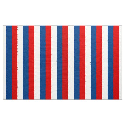Roter, weißer und blauer Streifen Stoff (Yard (91,4 cm))