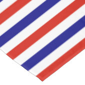 Roter, weißer und blauer Tisch Tischdecke (Schrägansicht)