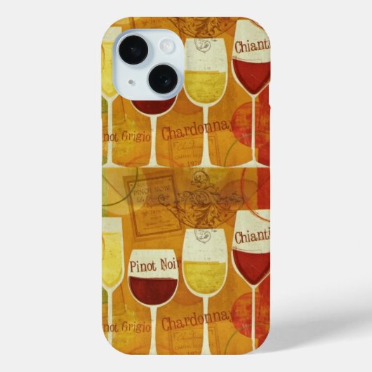 Roter Weißer Wein Weinkeller Weinkultur Case-Mate iPhone Hülle (Rückseite)