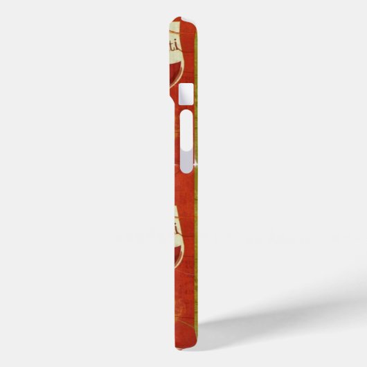 Roter Weißer Wein Weinkeller Weinkultur Case-Mate iPhone Hülle (Rückseite / Links)
