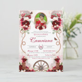 Roter Western Pinselstrich Klettersteig Pinakothek Einladung (Stehend Vorderseite)