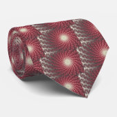 Roter Whirlpool2-Krawatte Krawatte (Gerollt)