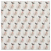 Roter Wing Blackbird Natur Kunst Stoff (Muster)