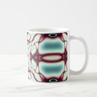 Roter Wirbels-abstrakte Kunst Kaffeetasse