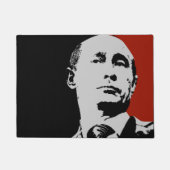 Roter Wladimir Putin Fußmatte (Vorderseite)