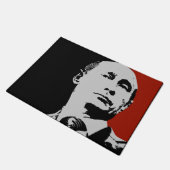 Roter Wladimir Putin Fußmatte (Schrägansicht)