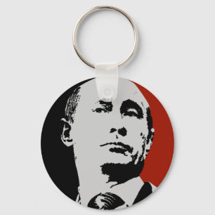 Roter Wladimir Putin Schlüsselanhänger