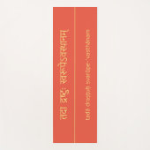 Roter Yoga Sutra 1.3 Yogamatte (Vorderseite)