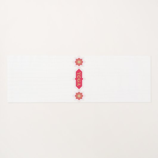 Roter Yoga Yogamatte (Rückseite (Horizontal))
