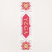 Roter Yoga Yogamatte (Vorderseite)