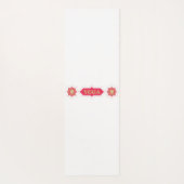Roter Yoga Yogamatte (Rückseite)