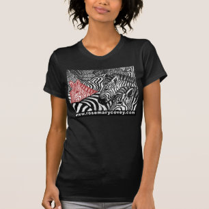 Roter Zebra T-Shirt