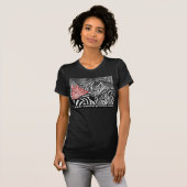 Roter Zebra T-Shirt (Vorne ganz)