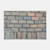 Roter Ziegelboden Textur Muster Foto Eingang Doo Fußmatte (Vorderseite)