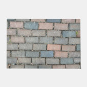 Roter Ziegelboden Textur Muster Foto Eingang Fußmatte (Vorderseite)