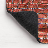 Roter Ziegeleffekt beim zeichn metallischer Kreise Mousepad (Ecke)