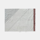 Roter Ziegelstein Fleecedecke (Vorderseite (Horizontal))