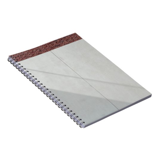 Roter Ziegelstein Notizblock (Rechte Seite)