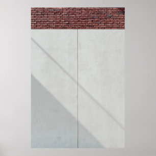 Roter Ziegelstein Poster