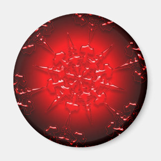 Roter Ziermagnet Magnet