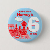 Roter Zug Geburtsname und -alter/Schaltfläche / Ab Button (Vorderseite)