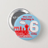 Roter Zug Geburtsname und -alter/Schaltfläche / Ab Button (Vorne & Hinten)