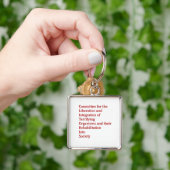 Roter Zwerg Schlüsselanhänger (Hand)