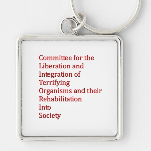 Roter Zwerg Schlüsselanhänger (Vorne)