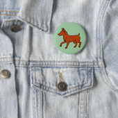 Roter Zwergpinscher Button (Beispiel)