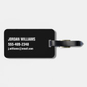 Roter Zwergstern, der von einem hypothetischen Exo Gepäckanhänger (Rückseite horizontal)