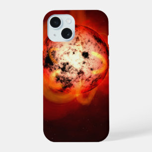 Roter Zwergstern, der von einem hypothetischen Exo iPhone 15 Hülle