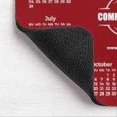 Rotes 2026 benutzerdefiniertes Logo Mousepad (Ecke)