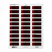 Rotes Abstraktes Crackle (Vorne)