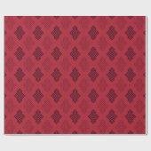 Rotes abstraktes geometrisches Muster des Chic Geschenkpapier (Flach)