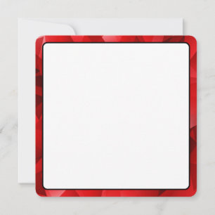 Rotes abstraktes Kristalldesign Geburtstag Benutze