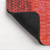 Rotes abstraktes Mauspad (Ecke)
