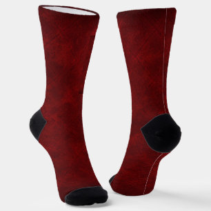 Rotes abstraktes Muster Socken