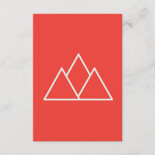 Rotes abstraktes Wallpaper Fette minimalistische Begleitkarte