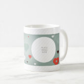 "Rotes Abzeichen des Kätzchens" Kaffeetasse (VorderseiteRechts)