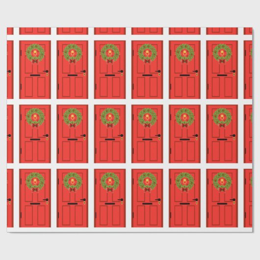 rotes Abziehpapier Geschenkpapier (Flach)