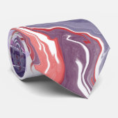 Rotes Acryl Krawatte (Gerollt)