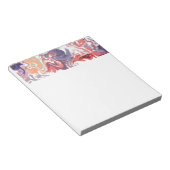 Rotes Acryl Notizblock (angewinkelt)